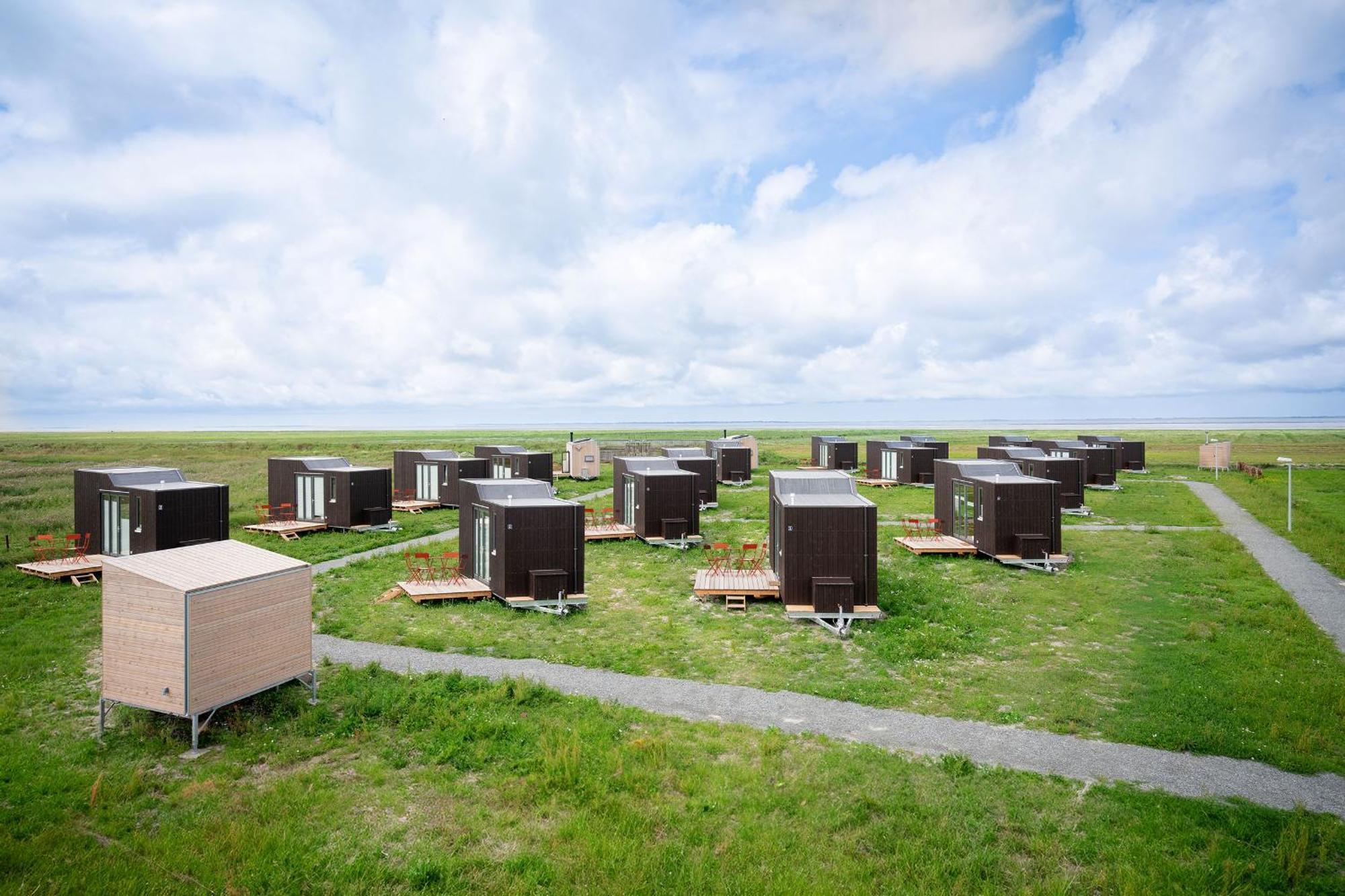 Sleep Space 22 - Green Tiny Village Harlesiel Wittmund Εξωτερικό φωτογραφία